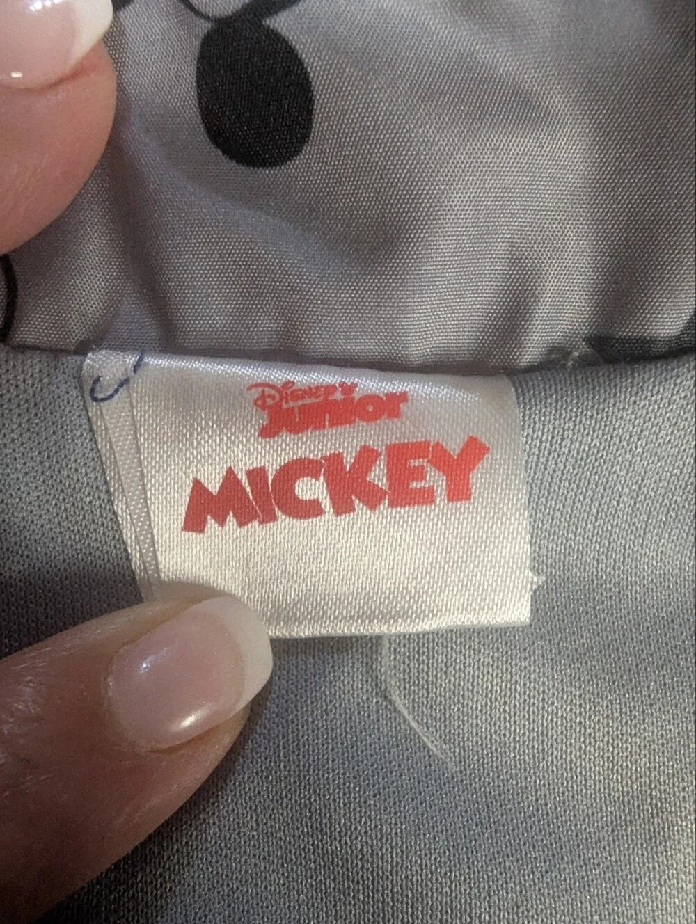 Disney Junior Mickey Mouse Jacket Windbreaker With Mickey Ears Size 12 Months